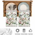 thumbnail image 5 of Pink Spring Floral Kitchen Towels Set of 3, Elegant Pastoral Flowers Birds Watercolor Absorbent Dish Towels for Kitchen, Microfiber Hand Towel, Quick Drying Tea Towel for Cleaning Dishcloths, 5 of 7
