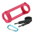 thumbnail image 4 of Étui de Protection en Silicone pour Haut-Parleur avec Mousqueton Étui de Haut-Parleur Sans Fil Étanche Sangle Réglable Portable pour JBL Flip 6/Flip 5 Bleu, 4 of 5