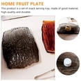 thumbnail image 2 of Fruit Tray Bark Pattern Glass Plate Japanese-style Household Decorative Trays Stained, 2 of 6