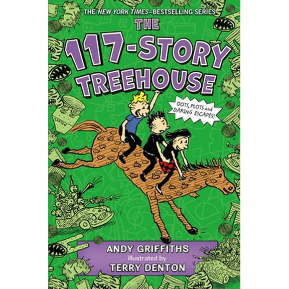 Pre-Owned The 117-Story Treehouse: Dots, Plots & Daring Escapes! (Paperback) 1250874556 9781250874559