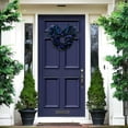 thumbnail image 5 of 16" Halloween Decoration Horror Wreath Pendant Window Door Hanging LED Lights Garland Halloween Decor for Home Party Accessories, 5 of 5