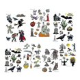 thumbnail image 1 of 7 pegatinas impermeables de Halloween para cara y cuerpo, pegatinas decorativas, 1 of 1