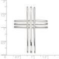 thumbnail image 4 of Sterling Silver Polished Cross Chain Slide, 4 of 4