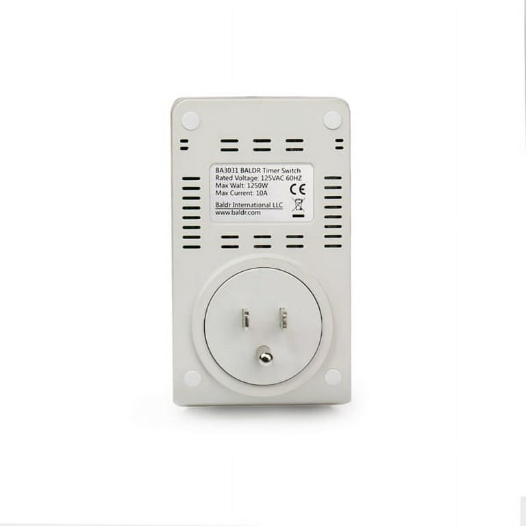 Timer Outlet, Programmable 110V/220V Pump Timer Switch, Minimum Setting by  Seconds, Timing Socket Converter, Power Timing Automatic Control Outlets