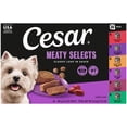 thumbnail image 3 of Cesar Loaf in Sauce Poultry and Beef Flavors Adult Wet Dog Food Variety Pack, 3.5 oz Trays, 36 Ct., 3 of 14