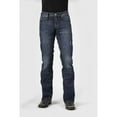thumbnail image 3 of Stetson Men's Rock Fit X Stitched Jeans Big And Tall Dark Stone 35W x 40L  US, 3 of 3