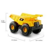 CAT Construction Fleet 10 Dump Truck Sturdy Construction with Real Working Parts for 2-Year Boys & Girls