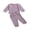 Purple, variant on Gureui Newborn Kids Baby Boys Girls Spring Autumn Casual 2Pcs Clothes Set Solid Color Long Sleeve Button Tops+Drawstring Long Pants Outfits, 0-5Y