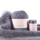 thumbnail image 1 of Set de bola de hilo 2 Strand Winter bufanda de invierno suave tejido de hilo de crochet Kit Beanie Weaving Supplies Accesorio Cyan Grey 50G 20G Speravity HA010946-04, 1 of 6