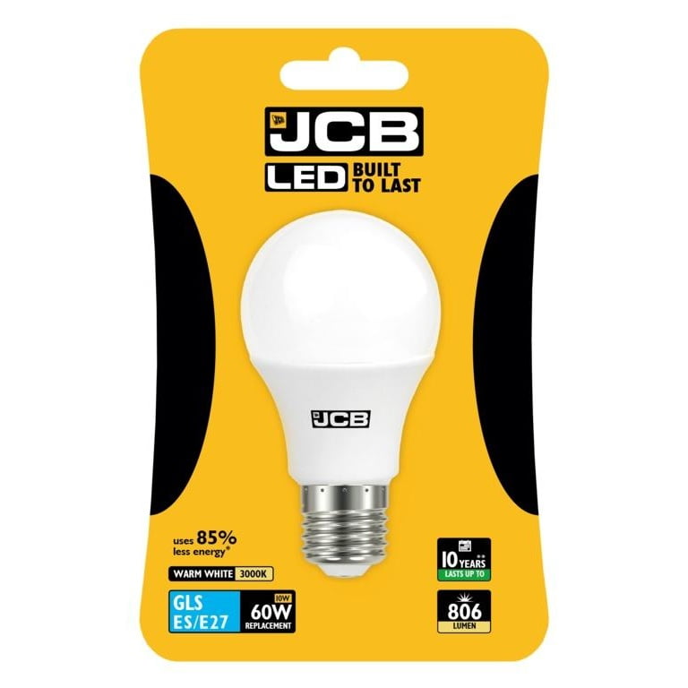 JCB LED A60 806lm Opal 10w Light Bulb E27 2700k Walmart Canada
