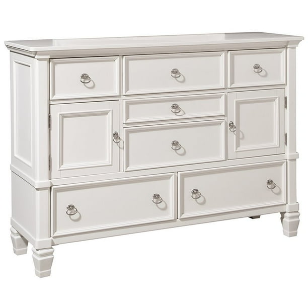 Ashley Furniture Prentice 7 Drawer Dresser in White