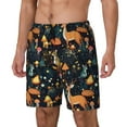 thumbnail image 2 of Haiem Forest Elf Mens Swim Trunks with Compression Liner 2 in 1 Swimming Shorts Stretch Swimwear Quick Dry,Board Shorts-X-Large, 2 of 9