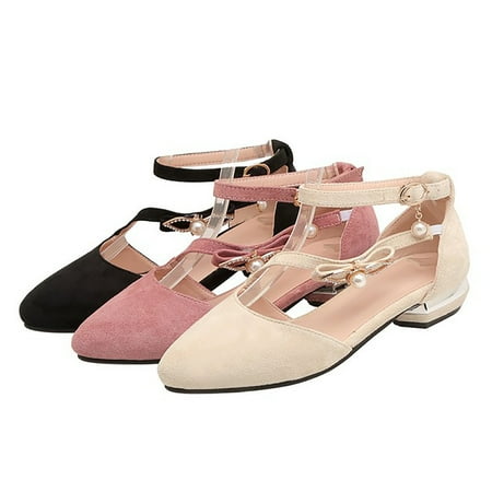 

adviicd Womens Shoes Dressy Casual Flip Flops For Women Beach Ladies Fashion Solid Color Breathable Sequin Lace Mesh Round Head Shallow Flat Casual Shoes Pink 8.5