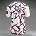 thumbnail image 4 of USA Soccer Jersey for Men, 2026 USA Soccer Short Sleeve United States Team Fan International Football Shirt, Retro Streetwear Crewneck Top, 4 of 8