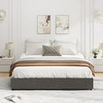 thumbnail image 2 of Danolapsi Platform Bed Frame,Fabric Upholstered with 4 Storage Drawers,Upholstered Platform Bed Frame,Mattress Foundation,No Box Spring Needed,Wooden Slats Support,Noise Free,Easy Assembly, 2 of 7