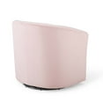 thumbnail image 4 of Modway Prospect Performance Velvet Swivel Armchair in Pink, 4 of 8