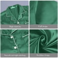 thumbnail image 3 of Ensemble de Pyjama pour Femmes, Robe Longue, Nuisette en Satin, Coupe Ample pour des Nuits Confortables, 3 of 7