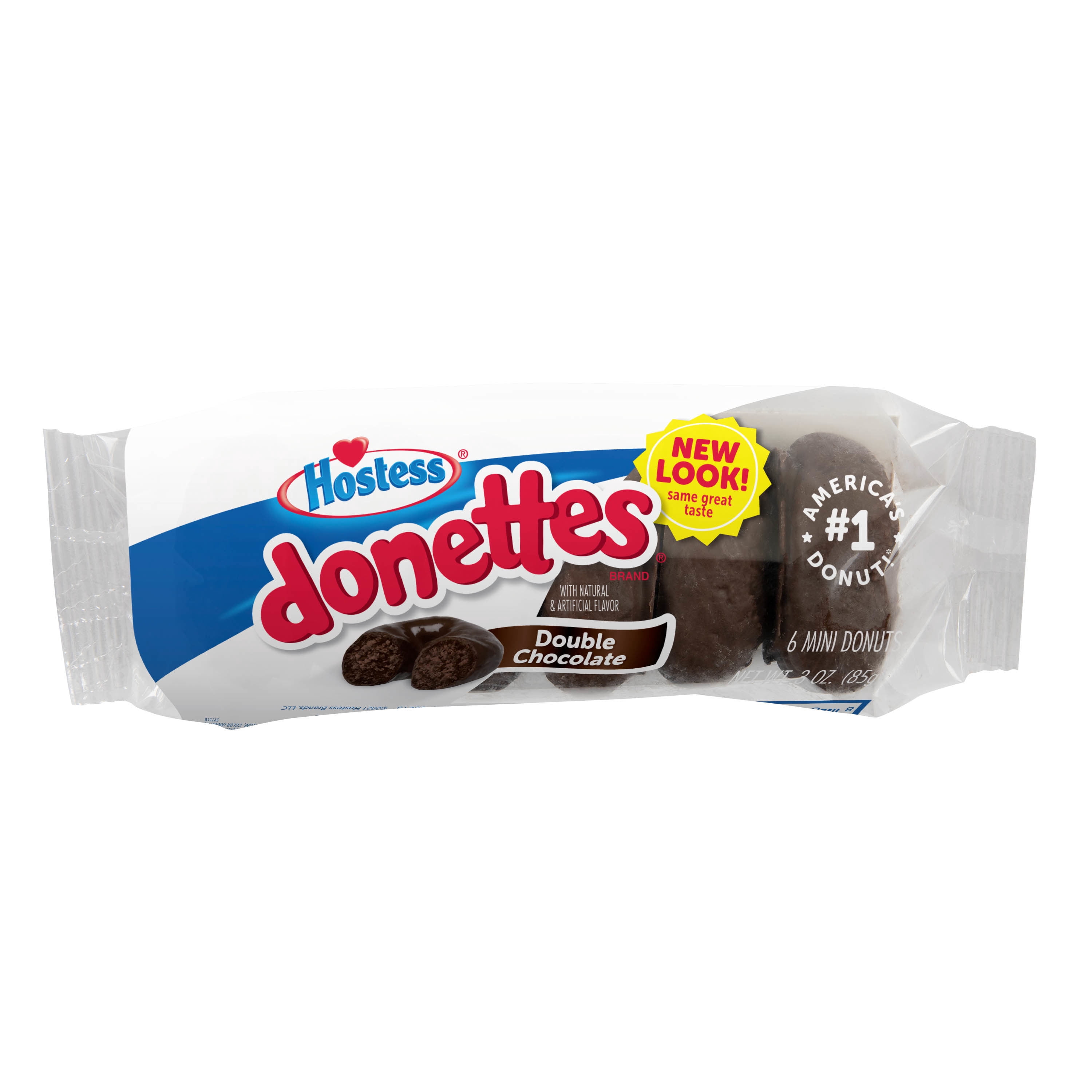 Hostess Double Chocolate Mini Donuts, 3 oz, 6 ct
