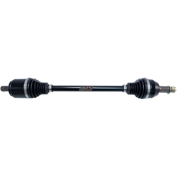 Demon Powersports Front Left/Right Heavy Duty Axle (2009-20) Polaris Ranger/RZR/Brutus/General, in 4340 Chromoly Steel, Dual Heat Treated Strength, Gives Wider Angles & in Molybdenum Grease Precision