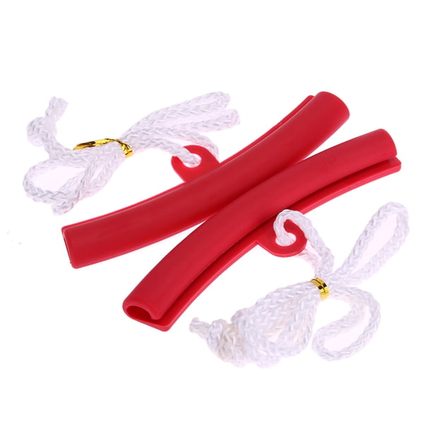 Kuymtek 2 Protectores Llanta Plástico para Motocicletas Bicicletas Carretera (rojo)