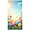 180X90cm, variant on LUUFILx Spring Easter Eggs Butterflies Tulip Flowers Backdrop Beautiful Festive Banner Photography Props Event Party Background Holiday Decor