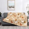 thumbnail image 2 of Fotbe Autumn and Thanksgiving Manta de Franela con Estampado, Manta Ultrasuave para Cama, Sofá, Auto, Hipoalergénica y Antibolitas-80"x60", 2 of 6