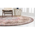 thumbnail image 3 of Rugs.com Eden Collection Rug – 8 Ft Round Chocolate Brown Medium Rug Perfect For Kitchens, Dining Rooms, 3 of 9