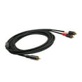 thumbnail image 1 of Dual Audio Cable Aluminum Alloy Y Adapter Connector Extension Cor for Mixer, Amplifier, Sound Card, Active Speaker, 1 of 7