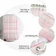 thumbnail image 5 of 60x72 Inch Shower Curtains for Bathroom Pink Stripe Fabric Bath Curtain Decor Abstract Art Modern Vertical Striped Waterproof Restroom Curtains Shower Set Accessories with 12 Hooks 60 Inch, 5 of 6