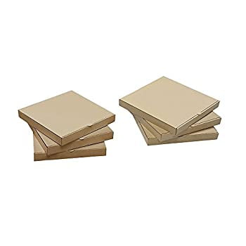 Kraft White Pizza Box 9inch Pizza Boxes Kraft Pizza Paperboard Take Out Containers Packing Boxes 1 3 4h 10 Pieces Walmart Com Walmart Com