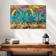 thumbnail image 2 of Elephant Stock Summer Tropical Palms Wall Art - Horizontal Canvas Wall Art - Living Room Wall Decor - Floral And Botanical Canvas - Gray And Brown Decor By Estelle Grengs - 24" x 16", 2 of 8