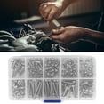 thumbnail image 2 of Gupbes Vis de Machine en Acier Inoxydable, Trousse de Vis Assortie, Vis en Acier Inoxydable 304 Vis de Tête de Poêle avec Écrous Hexagonaux Rondelles Trousse de Vis, 2 of 8
