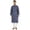 Navy Blue, variant on Atasi Mandarin Collar Kurta For Menâ€™s Printed Cotton Long Sleeves Ethnic Wear