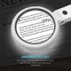 thumbnail image 5 of Rechargeable Handheld Magnifier with 5x Magnification and 8 LED Lights - Portable Illuminated Magnifying Glass, 5 of 5