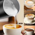 thumbnail image 2 of Mousseur à Lait Électrique 4-en-1 & Vapeur : Mousse Chaude & Froide Parfaite pour Café!, 2 of 10