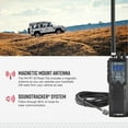 thumbnail image 3 of Unidad de mano CB Radio Cobra HHRT50 Road Trip, bidireccional, negra, 3 of 7