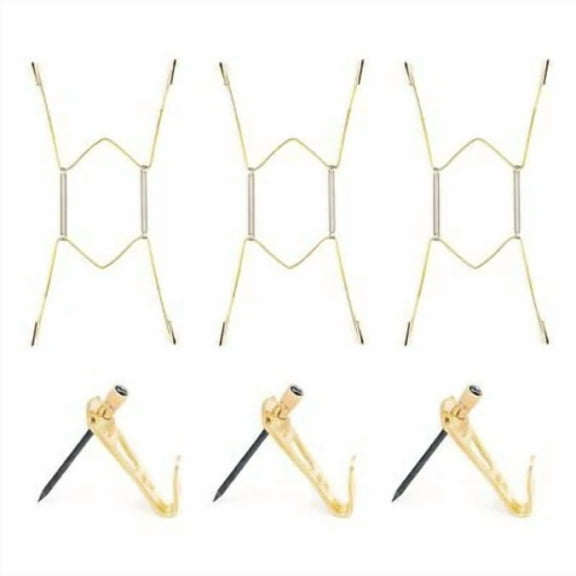 3Pcs Stainless Steel Plate Hangers For Walls Compatible Decorative Plates Hook