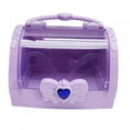 thumbnail image 2 of Handled Storage Box Sewing Box Organizer with Handle Hair Accessory Storage Case Violet, 2 of 8