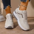 thumbnail image 6 of KANG Fashionable Sneakers With Lace Up Design And Platform For Comfortable Sporty Style Beige 37, 6 of 8