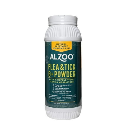 UPC: 3420900117986 | ALZOO Natural Flea Tick G+ Powder Natural Home Treatment for Pets