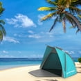 thumbnail image 4 of Beach Tent Sun Shelter- Sport Umbrella, UV Protection, Zip Up Porch for Privacy & Carry Bag- Shade for Families, Kids & Baby by Wakeman Outdoors, 4 of 8