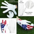 thumbnail image 5 of FINGER TEN Golf Gloves Men Left Hand Right Leather with Ball Marker Color Pack, Mens Golf Glove All Weather Grip, Fit Size Small Medium ML Large XL, 5 of 9