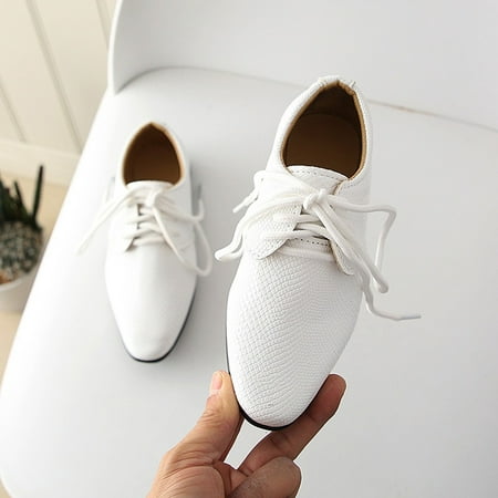 

Hunpta Leather Shoes For Kids Student British Perform Children Infant Style Baby Casual Shoes Boys Kids Baby Shoes