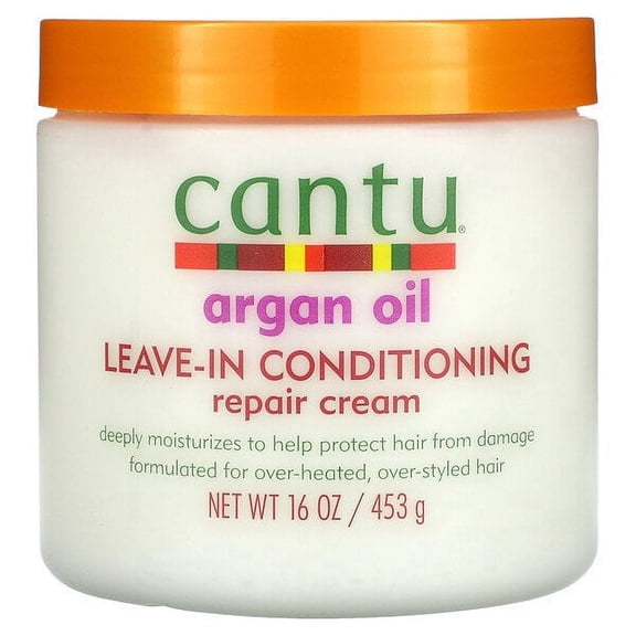 Cantu, Argan Oil, Leave-In Conditioning Repair Cream, 16 oz (453 g) Pack of 2