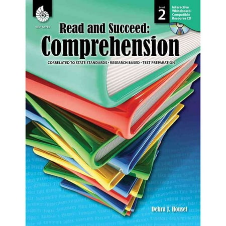 Shell Education Read and Succeed Comprehension Book, Multiple Levels, Includes CD