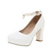 thumbnail image 2 of Zapatos de negocios de tacón alto con punta redonda y boca baja con hebilla moldeada sexy para mujer Wmkox8yii  hfjk1505, 2 of 9