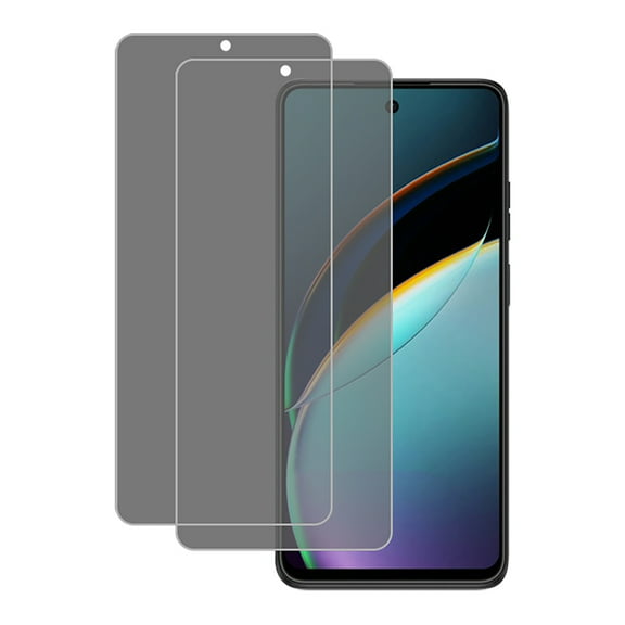 KIQ 2 Pack Privacy Full Cover Tempered Glass Screen Protector for Moto G 5G (2024)