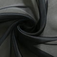 thumbnail image 5 of Rosnek Sheer Curtains Elegant Sheer Window Drapes Rod Pocket, Single Panel in Black, 5 of 5