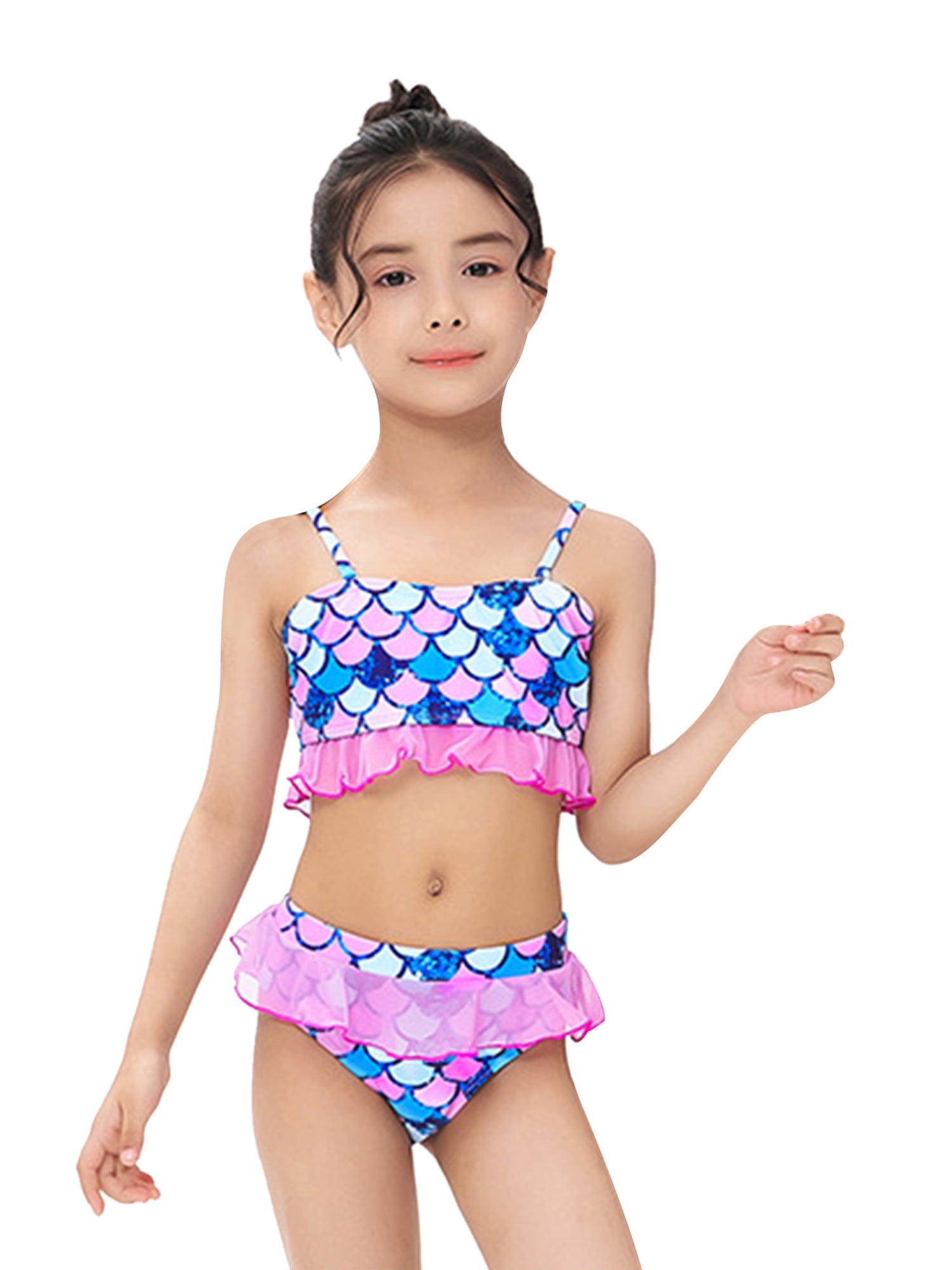 Mommy and Me Family Matching Swimsuits, Cute Mermaid Scales One Piece