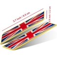 thumbnail image 2 of HSHDLDF Car Styling 3D Aluminum Epoxy National Flag Logo Emblem Sticker Metal Decal Badge Auto Exterior Accessory (England Gold), 2 of 2